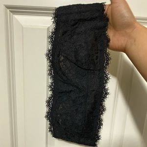 Black laced Bandeau